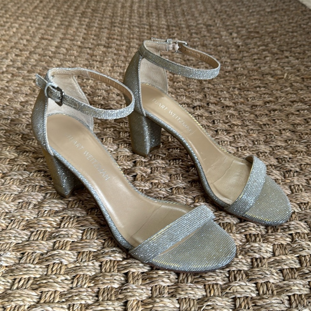 stuart weitzman nearly nude white